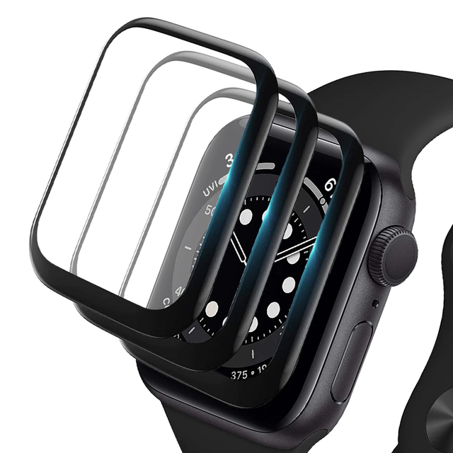 Anti-fingerprint Clear Full Cover 3D PMMA Glass Film Watch Screen Protector for Apple Watch Ultra 40mm 41mm 42mm 45mm 46mm 49mm