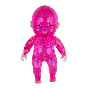 Adorable jouet anti-stress en plastique scintillant en forme de garçon pour enfants et adultes - Accessoire de relaxation et à remontée lente - Product Image 4