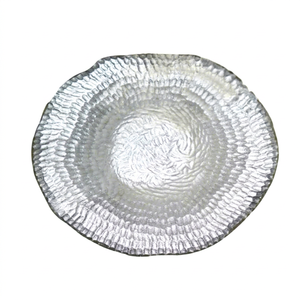 Plat rond décoratif en aluminium pour centre de table, motif poisson, taille et motif personnalisables - Product Image 1