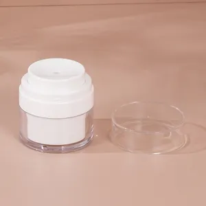 Custom 5g 10g 20g 30g 50g Square PP Plastic Cosmetic Jar For Cream Skincare Packaging
