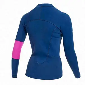 Wetsuits người đàn ông 23mm phụ nữ dài tay áo UPF50 bơi phát ban bảo vệ áo sơ mi Womens Neoprene Wetsuit Yamamoto Áo khoác hàng đầu