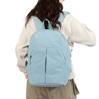 Sac à dos pour ordinateur portable de voyage professionnel extensible à double fermeture éclair, léger, en nylon, résistant à l'eau, multi-compartiments, 15,6 pouces