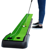 Tapis de Pratique de Golf d'Intérieur en Plastique avec Retour Automatique de Balle, Nouveau Design Personnalisé, Logo Personnalisé, Vente en Gros
