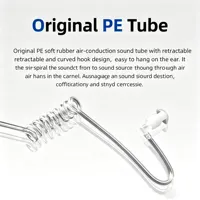 Microphone de gorge réglable étanche à réduction de bruit Baofeng HKEJ9R compatible avec Kenwood TK-208/308 TK-240/30 TK-240D/340D