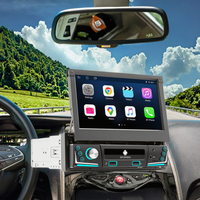BQCC D6021A Navigateur GPS de voiture à écran IPS de 6.86 pouces Android 13 WIFI FM RDS ASP sans fil Carplay USP TYPE-C pour autos motos