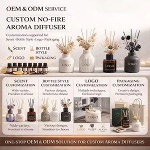 Aikun OEM ODM Glass <b>Bottle</b> <b>Reed</b> <b>Diffuser</b> DIY Fresh BPA Free Alcohol Free Eco-Friendly Luxury Home Fragrance Set Factory - Product Image 6