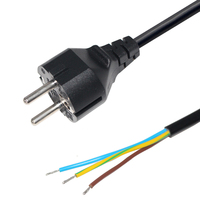 Extension Européenne 10A 250V Kema Keur Pvc Schuko Cordon d'Alimentation Universel 0.75mm 3C 5M 3 Pin Cable