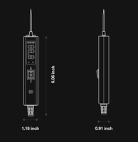 Probador de Circuitos Automotrices 12V OBD, Escáner de Voltaje Eléctrico Integrado, Universal