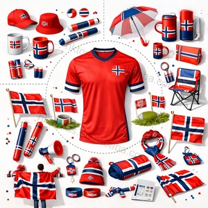 Paquete de Recuerdos para Eventos de Fútbol OEM ODM con Sudadera con Capucha, Bolsa de Mano, Mochila, Taza, Botella, Pegatina, Insignia y Manta - Product Image 1