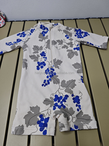 Tùy chỉnh thời trang hai mảnh bikini sinh thái thân thiện với vải áo tắm Kem chống nắng hoa Toddler Bơi sọc Bikini phù hợp với - Product Image 2