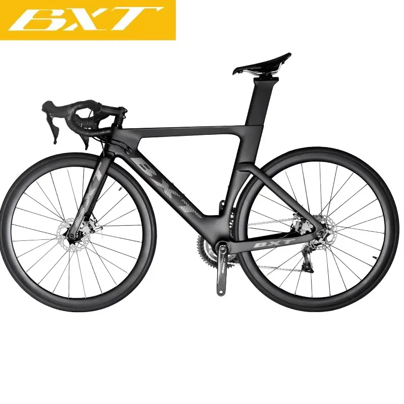 Carbon Fiber Road Bike 22 Speed 700C Aero Shaping Private Logo Customized 22 Speed SHIMANO R7000 On-Road Adult Racing Bicycles