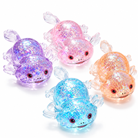 Jouet Squishy Pailleté Personnalisé OEM ODM Vente en Gros Balles Mochi Souples en TPR à Presser en Vrac pour Cadeaux de Fête et Prix Nouveauté de Carnaval