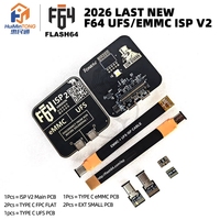 Caja JTAG F64 Original Easy, Kit de Herramientas Flash Ultra con Adaptador UFS BGA 153 254 297 EMMC ISP JTAG