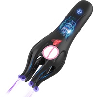 Masturbateur masculin, jouets sexuels pour hommes, 10 modes de léchage pour le gland et le mamelon, 360° °   Vibrateur Tentacule Enveloppant Stimulant Jouet Sexuel pour Hommes
