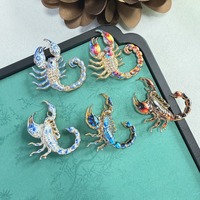 Broches tendance motif scorpion, épingles de revers, bijoux de mode unisexe, pour tenue quotidienne ou formelle, cadeau de célébration