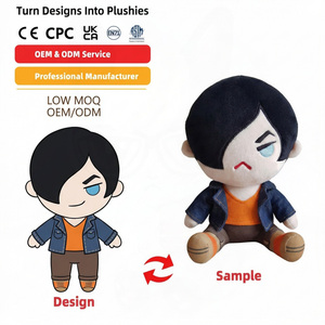 Peluche Personalizzati OEM/ODM: Giacca in Denim Altamente Dettagliata, Personaggi Anime, Collaborazioni di Tendenza, Orsetti Personalizzati - Product Image 1