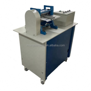 Machine de polissage thermique hydraulique de précision sur mesure, avec pompe, pour le gaufrage de ceintures en cuir véritable et le repassage de sangles, dotée d'un rouleau chauffant pour le placage à température. - Product Image 6