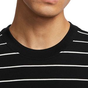 Camiseta Grande a Rayas para Hombre, Manga Corta, Verano, Nueva Tendencia, Bloques de Color, Holgada, de Algodón Puro - Product Image 4