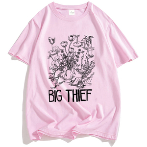 เสื้อยืดลายกราฟิก Big Thief Flowers แบบยูนิเซ็กซ์ สไตล์ฮิปฮอป คอกลม แขนสั้น ผ้าถัก สตรี<span class=keywords><strong>ท</strong></span>แวร์ - Product Image 4