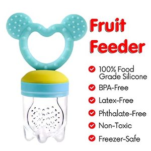 Sucette en Silicone Non toxique sans BPA pour bébé, jouets d'<span class=keywords><strong>alimentation</strong></span> en fruits et légumes pour bébé - Product Image 2