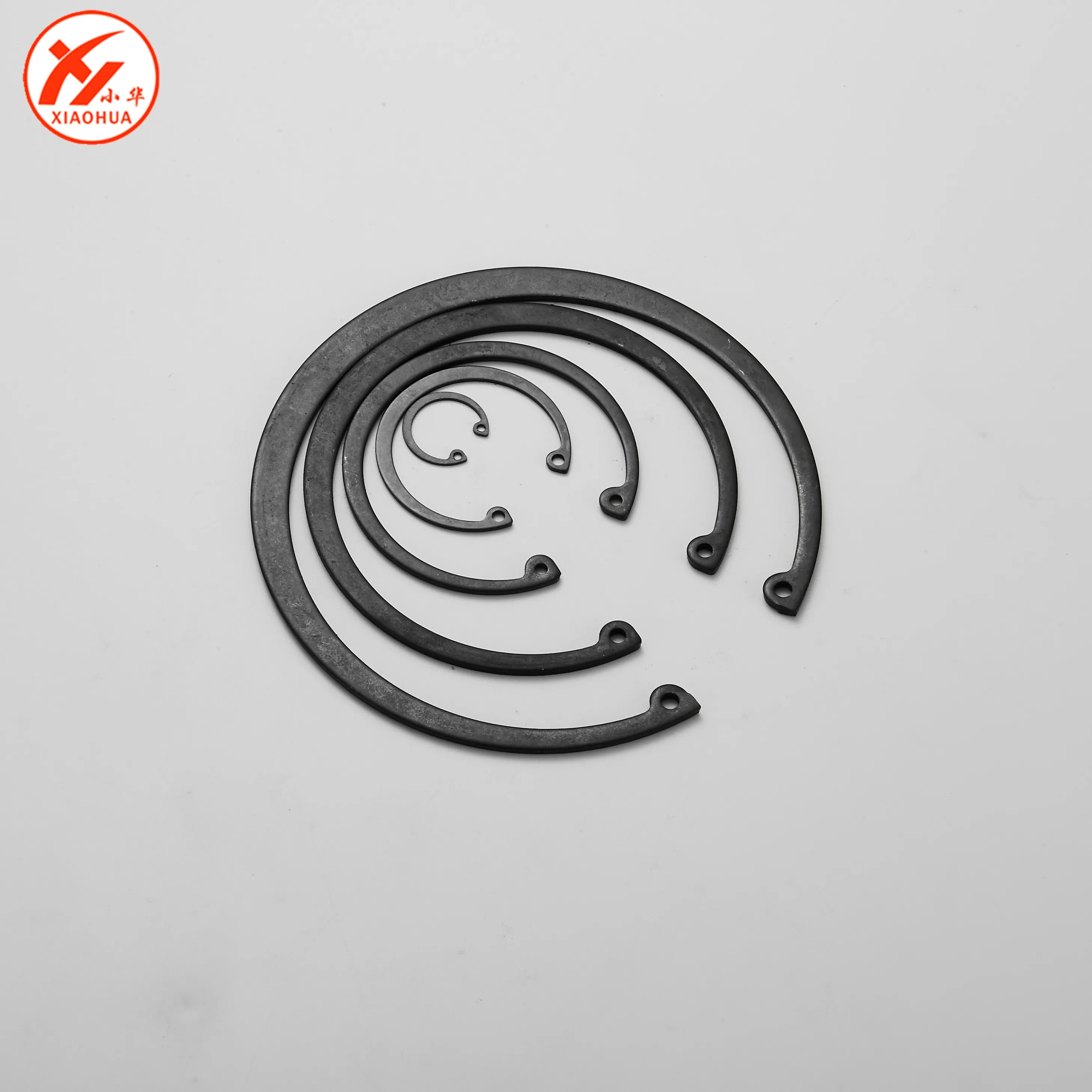 Color Negro Din 472 anillo de retención de seguridad para agujero Kits de tamaño del agujero Wishbone