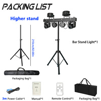 Barre de projecteurs mobiles 2x30W DMX512 pour DJ et discothèque, 2x6x8W RGBW 4-en-1 LED Par pour scène et soirées