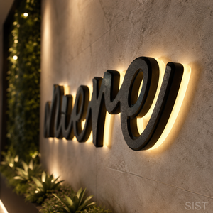 Letras Retroiluminadas <span class=keywords><strong>de</strong></span> Acrílico y Aluminio Grandes, Letrero Comercial para Exteriores, Letrero Publicitario LED Impermeable IP65 para Uso en Automóviles - Product Image 1