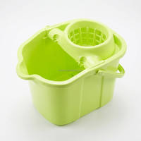 Secchio per Mop in Plastica PP Senza BPA, Ecologico, con Ruote, per Pulizia Pavimenti, Uso Domestico, Fornitura all'Ingrosso
