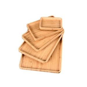 Plateaux en bois en gros pour hôtels et maisons, avec motifs de grain de bois, adaptés aux fruits secs, gâteaux, en-cas, thé - Product Image 4