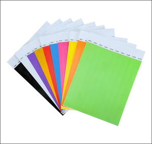 Bracelets promotionnels jetables personnalisés en Tyvek, résistants à l'eau, à usage unique, imprimés pour événements - Product Image 4