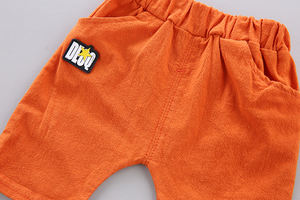 Wholesale Yiwu 2 Year <b>Boys</b> Summer 2-Piece <b>Suits</b> Baby <b>Boy</b> Clothing Cotton and <b>Linen</b> Cartoon Pattern Smart Casual - Product Image 6