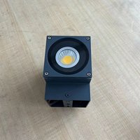 Douille de lampe GU10 en aluminium sur mesure, taille personnalisée, IP54, éclairage encastré carré 5W