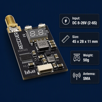 Module récepteur de transmission vidéo haute sensibilité BelinRC 3.3G VRX pour drone FPV, accessoires longue portée