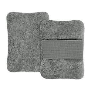 Guantes para quitar arena para acampar en la playa, poliéster gris y azul, guantes funcionales unisex para exteriores, 14x12cm, 12x10cm - Product Image 2