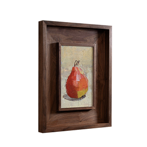 Vintage Handmade Eco-Friendly Solid Wood Nordic American Print Photo Wall Mirror <strong>Frame</strong> <strong>with</strong> <strong>Mounted</strong> Digital Oil Painting - Product Image 5