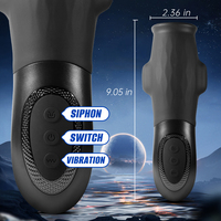 Double Vibration Electric Männlicher Mastur bator Automatischer Flugzeug becher Sexspielzeug für Männer Schwarze Farbe