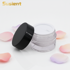 Tarro Cosmético con Logotipo Personalizado para <span class=keywords><strong>Sombra</strong></span> de Ojos y Crema Facial, Bajo MOQ, Cuidado de <span class=keywords><strong>la</strong></span> Piel, Plástico PEG, Boca Ancha, Reciclable, Estampado en Caliente, OEM/ODM - Product Image 1