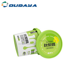 Gobelets jetables en plastique OUDAYA pour crème glacée, yaourt, jus - PP de qualité alimentaire, paroi simple, sans transfert d'odeurs, inviolables, ISO, personnalisables - Product Image 1