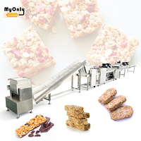Machine à fabriquer des barres de granola, des barres de céréales au sésame et des barres de chocolat MY Granola Candy Bar Line Grain Sesame Bar Make Machine Cereal Chocolate Bar Extruder Machine