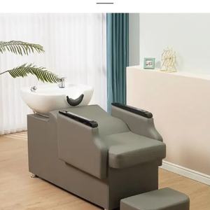 Luxury Barber Shop <b>Furniture</b> Shampoo Bed Sink Hair <b>Salon</b> Lay Down Washing Basin for Hair <b>Salon</b> Shampoo Chair - Product Image 5