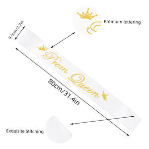 महिला टियारा और क्राउन सिल्वर लड़कियों के लिए प्रोम क्वीन सैश हेडबैंड और क्राउन सिल्वर लड़कियों कॉस्प्ले राजकुमारी खुश घर - Product Image 3