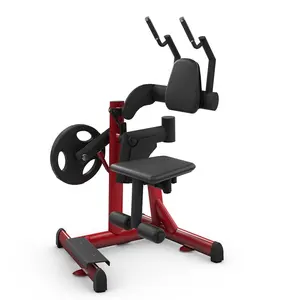 2023 Strength Training Gym Equipment Indoor Plate Load Abdominal Crunch Machine