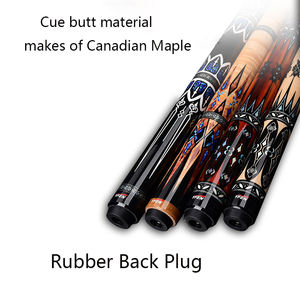 Taco de <span class=keywords><strong>Billar</strong></span> YFEN M3/M4 de 58 Pulgadas con Flecha de Fibra de Carbono, Hecho a Mano, Tecnología Negra, para Snooker, 1/2 Tacos de <span class=keywords><strong>Billar</strong></span> con Extensión - Product Image 4