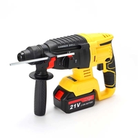Marteau perforateur rotatif sans fil 21V, multifonctionnel, rechargeable, qualité industrielle, moteur sans balais, puissance d'entrée 800W, 26mm