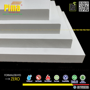 แผ่นโฟมพีวีซีหนา18มม. ทนทานความหนาแน่น0.6กรัม/cm3สำหรับแม่พิมพ์ตู้เฟอร์นิเจอร์และของตกแต่งผนัง - Product Image 1