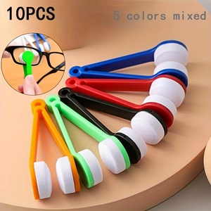 Chiffon d'essuyage doux en <span class=keywords><strong>microfibre</strong></span> pour <span class=keywords><strong>lunettes</strong></span> Nettoyant pour lentilles sans rayures pour <span class=keywords><strong>lunettes</strong></span> Brosse de nettoyage multifonctionnelle portable pour <span class=keywords><strong>lunettes</strong></span> - Product Image 2