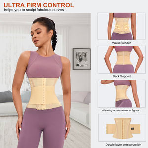 Entrenador de cintura de etiqueta privada de muestra gratis, moldeador de cuerpo completo, ropa moldeadora de Control de barriga, entrenador de cintura para mujer, recortador para mujer - Product Image 2