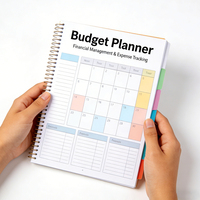 Planificateur de budget de mariage personnalisé de haute qualité 2025-2026 A4/A5 à spirales et à feuilles mobiles pour l'organisation de mariage et agenda quotidien