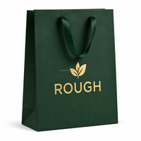 Sac en papier personnalisé de luxe de Guangzhou avec logo imprimé pour emballages cadeaux et shopping, sac en papier kraft