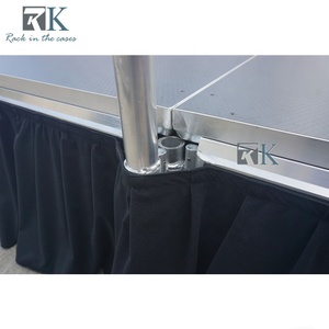 Modular Wooden Platform Stage Safety Guardrails Aluminum Frame Stage - Product Image 6